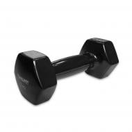Гантель EasyFit виниловое покрытие 3 кг черный