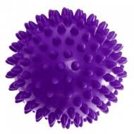 Масажний м'яч EasyFit жорсткий (шипований) 75 мм фіолетовий