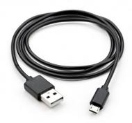Дата-кабель Vinga USB 2.0 AM – micro 5P 1 м чорний (VCPDCM1BK)