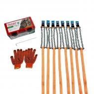 Цепь противоскольжения Poputchik для легковых автомобилей R13-R17 8 шт. (22-022-IS)