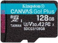 Карта памяти Kingston microSDXC 128 ГБ Class 10UHS-I (SDCG3/128GBSP)