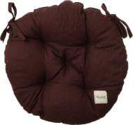 Подушка на стілець d40 см коричнева La Nuit