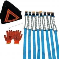 Браслет противоскольжения Poputchik для внедорожников R15-R21 8 шт. (22-025-IS)