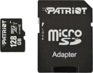 Карта памяти Patriot microSDXC 128 ГБ Class 10UHS-I (PSF128GMCSDXC10)