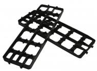 Трап противоскольжения Poputchik 50х17х2,5 см черный 2 шт. (22-019-IS)