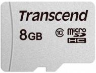 Карта памяти Transcend microSDHC 8 ГБ Class 10UHS-I (TS8GUSD300S)