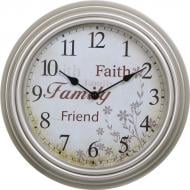 Часы настенные Bristol кремовые 30х4,5 см