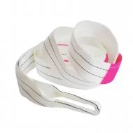 Трос буксировочный Poputchik 5 м 7 т петля-петля белый