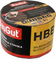 Лента герметизирующая бутилкаучуковая BauGut HBB 75 мм x 3 м графитовая