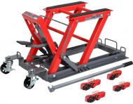 Домкрат гідравлічний підкатний Proline для мотоциклів (46950) 0,4 т