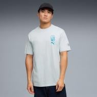Футболка Puma MCFC FtblCULTURE Relaxed Tee 78587908 р.S разноцветный
