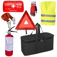 Сумка-органайзер набор автомобилиста по АМА-1 ДСТУ Poputchik [019] Black