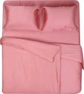 Комплект постельного белья Bamboo семейный розово-оранжевый La Nuit