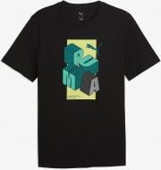 Футболка Puma GRAPHIC PUMA Tee 69178201 р.S черный