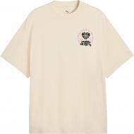 Футболка Puma What The Fun Tee I 63499902 р.XL бежевый