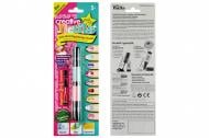 Лак для ногтей Creative Nails бирюзовый + розовый