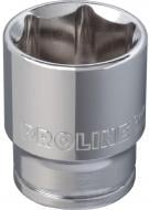 Головка шестигранная 15 мм 1/2 CrV Proline 1 шт. 18515