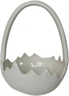 Ваза керамічна Eterna Корзинка 1714-18 18 см біла 1714 -18 "Корзинка" білий