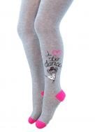 Колготки детские для девочек Duna 4395 р.110-116 серый с рисунком