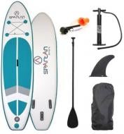 SUP-доска Spartan с веслом и аксессуарами SUP 10’ White-Turquoise Blue (SUP100104)