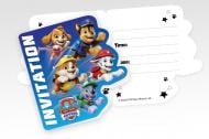 Открытка Фигурное приглашение funmi Paw Patrol "Щенки" цветное (10х10,5 см) 6 шт/уп.
