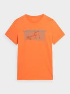 Футболка 4F TSHIRT M0863 4FAW23TTSHM0863-64S р.M помаранчевий