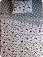 Комплект постельного белья Веселая геометрия 1,5 белый с рисунком UP! (Underprice)