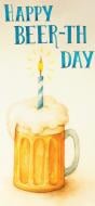Конверт для грошей "Happy Beer-th Day"