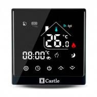 Терморегулятор для электрического теплого пола Castle AC8400H WI-Fi черный