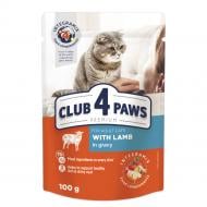 Корм Club 4 Paws "С ягненком в соусе" 80 г