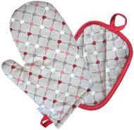 Набор кухонный Цветные сердца 16x36 см Прованс