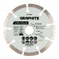 Диск алмазний відрізний GRAPHITE 115x2,0x22,2 57T305