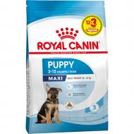 Корм сухой Royal Canin Maxi Puppy 12кг+3кг в подарок 15 кг