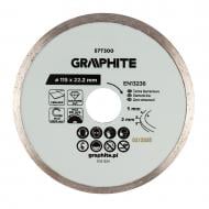Диск алмазний відрізний GRAPHITE 115x2,0x22,2 57T300