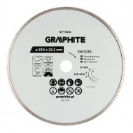 Диск алмазний відрізний GRAPHITE 230x2,4x22,2 57T304