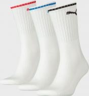 Шкарпетки Puma UNISEX STRIPED CREW SOCK 3P 90794102 р.35-38 білий