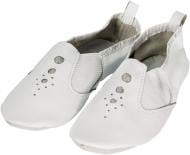 Чешки детские для девочекдля мальчиковдетские Trinity м-1а (22 см) р.34,5 белый с серебристым