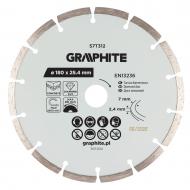 Диск алмазний відрізний GRAPHITE 180x2,4x25,4 57T312
