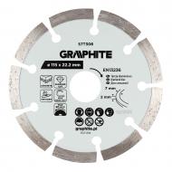 Диск алмазний відрізний GRAPHITE 115x2,0x22,2 57T306