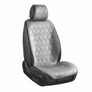 Комплект накидок для передних сидений CarLife Racer SC20204 серый
