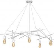 Люстра подвесная Victoria Lighting 5x60 Вт E27 белый Dante/SP5 Люстра подвесная Victoria Lighting 5x60 Вт E27 белый Dante/SP5