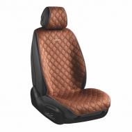 Комплект накидок для сидений CarLife Turbo SC30404 коричневый Комплект накидок для сидений CarLife Turbo SC30404 коричневый