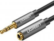 Кабель UGREEN AV118 3.5mm Male to 3.5mm Female Extensioin Cable 1 м серый (10592)