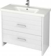 Тумба напольная Aqua Rodos Лотос 100 с умывальником Frame 100 Тумба напольная Aqua Rodos Лотос 100 с умывальником Frame 100