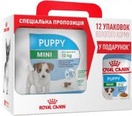 Корм для малих порід Royal Canin для цуценят MINI PUPPY (Міні Паппі), 4 кг + 12 паучів вологого корму MINI PUPPY 85 г 4 кг