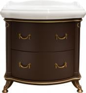 Тумба підлогова Aqua Rodos Арт Деко 80 з умивальником 1837 горіх італійський Тумба підлогова Aqua Rodos Арт Деко 80 з умивальником 1837 горіх італійський
