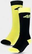 Шкарпетки 4F SOCKS FNK M120 (2PACK) 4FJWAW23UFSOM120-90N р.32-35 жовтий 2 пари шт.