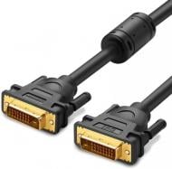 Кабель UGREEN DV101 DVI (24+1) Male to Male Cable Gold Plated 3 м black (11607)