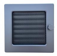 Решетка каминная 4FIRE 17x17 графит жалюзи