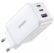 Зарядний пристрій UGREEN CD244 USB-A+2xUSB-C 65W GaN Tech Fast Charger (15334)